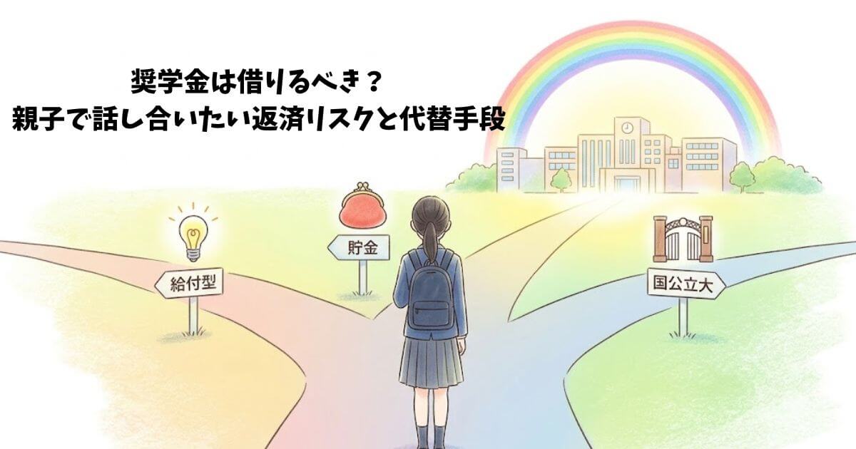 奨学金は借りるべき？親子で話し合いたい返済リスクと代替手段